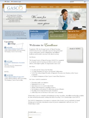 Georgia Society of Clinical Oncology, Professional Society / ONCOLOGY